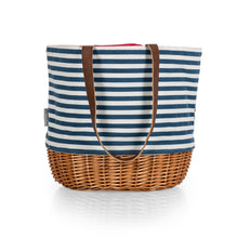 Load image into Gallery viewer, Coronado Canvas and Willow Basket Tote