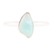 Load image into Gallery viewer, Organic Blue Larimar and Sterling Silver Cuff Bracelet