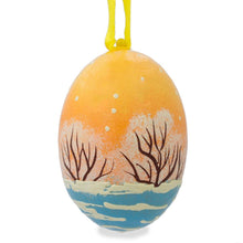 Load image into Gallery viewer, White Bunny with Gift Wooden Christmas Ornament