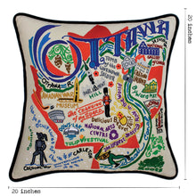 Load image into Gallery viewer, Ottawa Hand-Embroidered Pillow