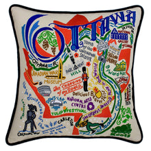 Load image into Gallery viewer, Ottawa Hand-Embroidered Pillow