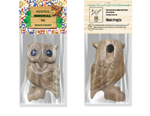 Load image into Gallery viewer, 5" Wooden Musical Whistle Owl Instrument