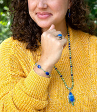 Load image into Gallery viewer, Oxford Lapis and Jade Bracelet