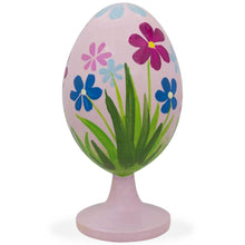 Load image into Gallery viewer, Bunny Decorating Easter Egg Wooden Figurine