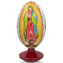 Load image into Gallery viewer, Our Lady of Guadalupe Mexican Wooden Figurine 4.75 Inches