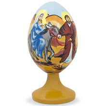 Load image into Gallery viewer, The Holy Family Traveling Wooden Figurine