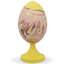 Load image into Gallery viewer, Swans in Love Wedding Wooden Figurine