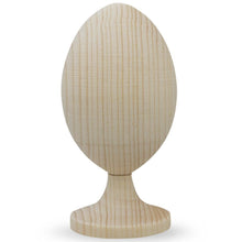 Load image into Gallery viewer, Unfinished Wooden Easter Egg 3.5 Inches