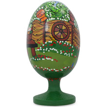 Load image into Gallery viewer, Ukrainian Couple Celebrating Easter Wooden Figurine 4.75 Inches
