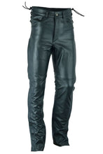 Load image into Gallery viewer, Road Rage Black leather motorcycle chaps