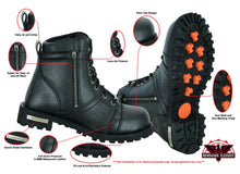 Load image into Gallery viewer, Men&#39;s 6&#39;&#39; Side Zipper Plain Toe Boot W/Perforation