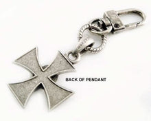 Load image into Gallery viewer, K-SKICP Skull Iron Cross Clip-On