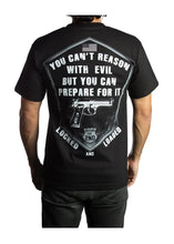 Load image into Gallery viewer, Men's Biker T-Shirt - Locked and Loaded - Defend The 2nd Amendment