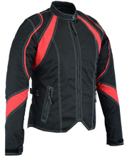 Load image into Gallery viewer, Women's Embroidered Crown Riding Jacket - Red