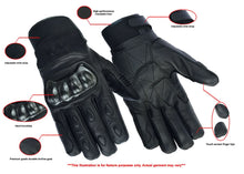 Load image into Gallery viewer, Leather/Textile Performance Glove