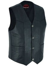 Load image into Gallery viewer, Advance Men's Buffalo Nickel Head Snap Vest