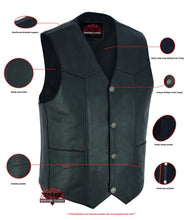Load image into Gallery viewer, Advance Men's Buffalo Nickel Head Snap Vest