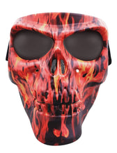 Load image into Gallery viewer, SMFS Skull Mask Flames SM