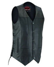 Load image into Gallery viewer, Men's Ten Pocket Utility Black Vest - TALL