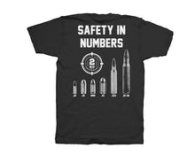 Load image into Gallery viewer, Safety In Numbers Men's T shirt - Black