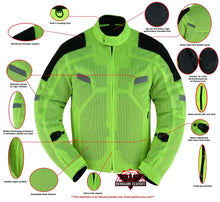 Load image into Gallery viewer, Men's High-Vis Performance Mesh Jacket – Protective &amp; Stylish