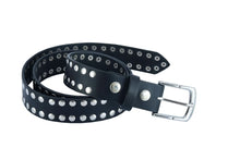 Load image into Gallery viewer, BLT Premium Quality Studded Leather Belt