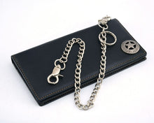 Load image into Gallery viewer, BWC236 Black Texas Star Concho Leather Wallet
