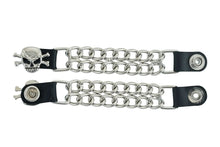 Load image into Gallery viewer, PKV147D Vest Extender - Skull W/Bones