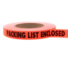 Load image into Gallery viewer, &quot;PACKING LIST ENCLOSED&quot; - Imprinted 3/4&quot; Tape