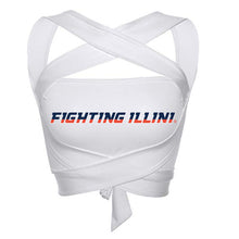 Load image into Gallery viewer, Illinois Fighting Illini White Multi Way Bandeau Top