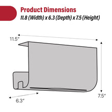 Load image into Gallery viewer, Paper Towel Holder Under Cabinet, With Magnetic Bulletin Board, No Drilling