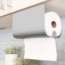 Load image into Gallery viewer, Paper Towel Holder Under Cabinet, With Magnetic Bulletin Board, No Drilling