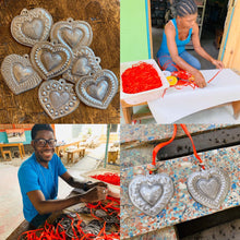 Load image into Gallery viewer, *Special Deal* Davidson Heart Ornaments (Set of 5)