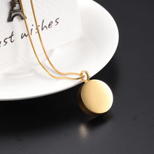 Load image into Gallery viewer, Paw Print In Heart Cremation Urn Necklace