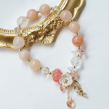 Load image into Gallery viewer, Orange Jade Eternal Beauty Bracelet