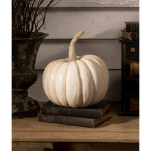 Load image into Gallery viewer, Peek-a-Boo Pumpkin White by Bethany Lowe Designs