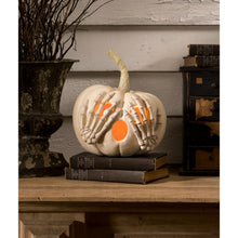 Load image into Gallery viewer, Peek-a-Boo Pumpkin White by Bethany Lowe Designs