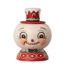 Load image into Gallery viewer, Peppermint Snow Beau Container by Johanna Parker for Bethany Lowe Designs