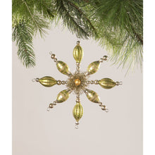 Load image into Gallery viewer, Peridot Starburst Ornament by Bethany Lowe Designs