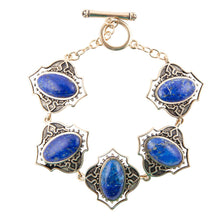 Load image into Gallery viewer, Phantom Lapis Toggle Bracelet