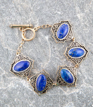 Load image into Gallery viewer, Phantom Lapis Toggle Bracelet