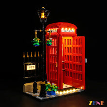 Load image into Gallery viewer, Light Kit for LEGO Red London Telephone Box #21347