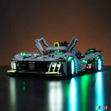Load image into Gallery viewer, Light Kit for LEGO PEUGEOT 9X8 24H Le Mans Hybrid Hypercar #42156 (Ver. 2)