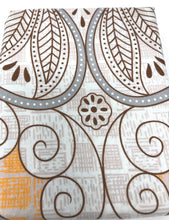 Load image into Gallery viewer, Tache Maroon Mandala Ivory Damask Pillowcases (2131-PC)