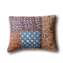 Load image into Gallery viewer, Tache Sunset Blooms Floral Quilted Patchwork Multi color Cotton Pillow Sham (JHW-825-Sham)