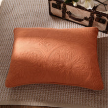 Load image into Gallery viewer, Tache Cotton Stone Washed Rustic Orange Medallion Tuscany Sunrise Pillow Sham (JHW-595)