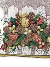 Load image into Gallery viewer, DaDa Bedding Set of 2-Pieces Festive Holiday Fiesta Floral Botanical Tapestry Throw Pillow Covers w/ Inserts - 18&quot; x 18&quot;