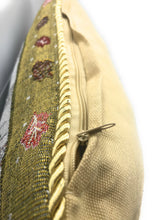 Load image into Gallery viewer, DaDa Bedding Set of 2-Pieces Festive Holiday Fiesta Floral Botanical Tapestry Throw Pillow Covers w/ Inserts - 18&quot; x 18&quot;