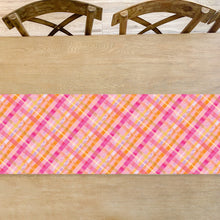 Load image into Gallery viewer, Pinksgiving Plaid Table Runner