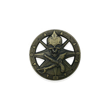 Load image into Gallery viewer, Pirate Compass Rose 50mm Metal
